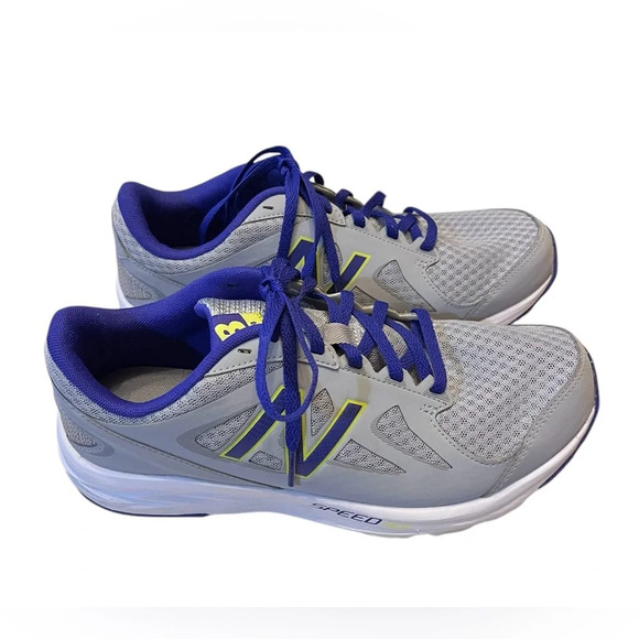 New Balance Gray and Blue Running Shoes Women’s 9 Sneakers NB 490 V4 - Picture 1 of 6